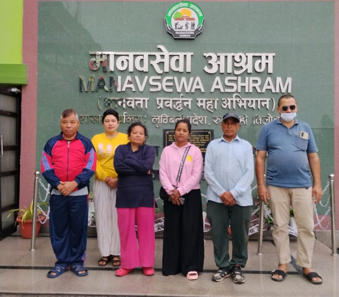 बुधबार मानवसेवा आश्रमद्वारा ३ जनाकाे  उद्धार, १ जनाकाे पुनर्मिलन