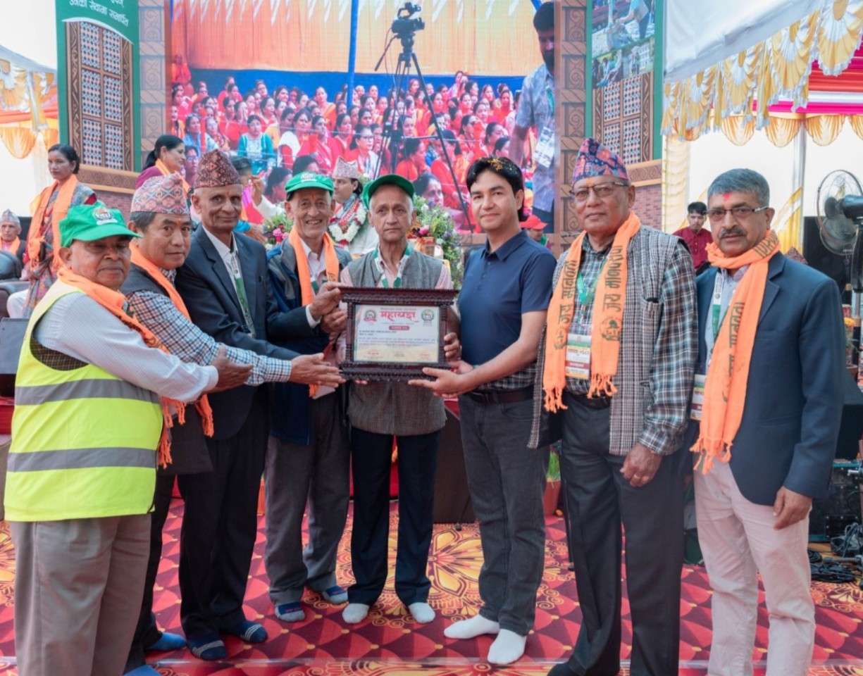 पाेखरामा जारी महायज्ञमा  अकलादेवी मन्दिर समितिबाट अक्षयकोष निर्माणका लागि १ लाख ११ हजार १सय ११ याेगदान