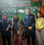 लमजुङबाट ७१ वर्षीय सन्तालाल तामाङकाे उद्धार