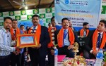 नेपाल एसबीआई बैंकद्वारा मानवसेवा आश्रम धनगढीलाई नगद तथा सामग्री सहयोग