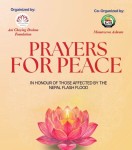 भोटेकोशी बाढीका दिवंगतप्रति श्रद्धाञ्जली अर्पण गर्न ‘प्रेयर्स फर पिस’ कार्यक्रम आयोजना हुँदै