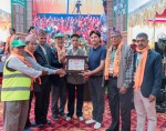 पाेखरामा जारी महायज्ञमा  अकलादेवी मन्दिर समितिबाट अक्षयकोष निर्माणका लागि १ लाख ११ हजार १सय ११ याेगदान