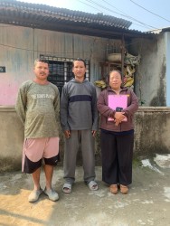 मंगलबार मानवसेवा आश्रम तिलाेत्तमाद्वारा २ आश्रितको पुनर्मिलन