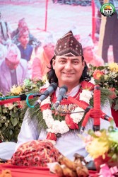 धनगढीमा सुरू भएकाे महायज्ञमा दान गर्नेहरूकाे  उत्साह बढ्दाे