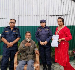 ललितपुर सेवाकेन्द्रद्वारा बाेल्न नसक्ने पुरुषकाे उद्धार