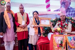 कल्पना थापाद्वारा महायज्ञमा ६ लाख ५१ हजार १ सय १५ रूपैयाँ दान