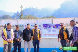 शनिबार लायन्स क्लब अफ लालबन्दी सिटीद्वारा कम्मल योगदान