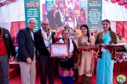 महायज्ञमा बुधबार पाण्डे दम्पत्तीद्वारा ५१ हजार १ सय रूपैयाँ दान