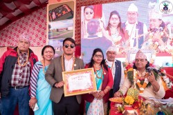 बुटवल उपमहानगरपालिका १५ नम्बर वडा कार्यालयद्वारा १० लाख ५१ हजार ५ सय ५५ रूपैयाँ दान   