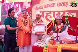 महायज्ञमा प्रसाईं दम्पत्तीद्वारा ५ लाख ११ हजार १ सय ११ रूपैयाँ दान