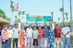 श्रेष्ठ दाजुभाइद्वारा झापा सेवाकेन्द्रलाई खाद्यान्न सामाग्रीसँगै नगद सहयाेग
