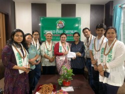 तिलाेत्तमा सेवाकेन्द्रकाे अक्षयकोष स्थापनार्थ  अधिकारीद्वारा ५१ हजार रूपैयाँ याेगदान