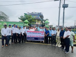 नेपाल टेलिकम वर्कर्स युनियनद्वारा ३४ औँ वार्षिक उत्सवको अवसरमा  भोजनसेवा योगदान