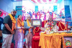 निरयघाटमा जारी महायज्ञमा ५० लाख बराबरको दान संकलन