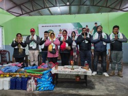 मंगलबार मानवसेवा आश्रम रौतहट शाखालाई जिन्सी सामग्री हस्तान्तरण