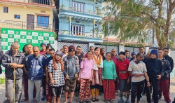 जन्मदिनकाे अवसरमा चिना राई गुरुङद्वारा मानवसेवा आश्रम धरानलाई खाद्य सहयोग