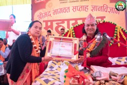हरिवन नगरपालिका उपमेयर घलानद्वारा सर्लाही शाखाकाे एक काेठा निर्माण गर्ने प्रतिबद्धता