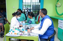 निःशुल्क स्वास्थ्य शिविरबाट २ सय २० जना आश्रित लाभान्वित 