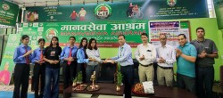 लुम्बिनी वाणिज्य क्याम्पसका विद्यार्थीद्वारा मानवसेवा आश्रमलाई आर्थिक सहयाेग