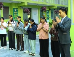 मानवसेवा आश्रमका नानीबाबुहरु विपश्यना ध्यानमा सहभागी