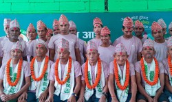 मानवसेवा आश्रममा आश्रित बुवाहरूसँग कुशे औँसी मनाइयो