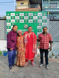 धरानबाट उद्धार भएकी महिलाको पारिवारिक पुनर्मिलन