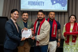 एनआरएनए वेस्टर्न अष्ट्रेलियाले गर्‍यो मानवसेवा आश्रमलाई आर्थिक सहयोग