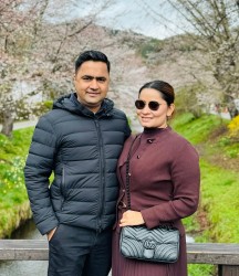 होम पौडेल र स्मीता कोइरालाद्वारा आश्रमको एक कोठा निर्माणका लागि आर्थिक सहयाेग प्रदान