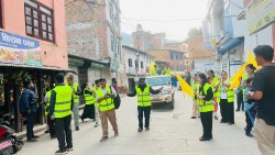 बागलुङमा महायज्ञका लागि घरदैलो कार्यक्रम 