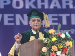 प्राप्त ज्ञानलाई इमानदार भएर देशको हितमा उपयोग गर्न विद्यार्थीसँग प्रधानमन्त्रीको आग्रह