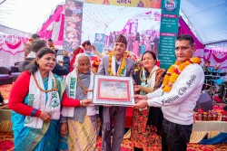 खड्काद्वारा भवनको एक कोठा निर्माणमा सहयाेग