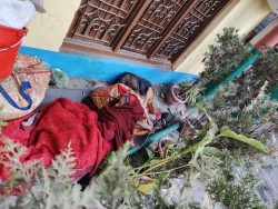  ५५ वर्षीय बेवारिसे महिलाको मानवसेवा आश्रमद्वारा उद्धार