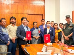 मानवसेवा आश्रमको सेवा व्यवस्थापनका लागि काठमाडौँ महानगरपालिकाको डेढ करोड अनुदान सम्झाैता