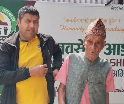 ललितपुर सेवाकेन्द्रद्वारा गणेशप्रसाद गाैतमकाे सुखद् पारिवारिक पुनर्मिलन
