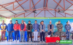 शनिबार २ सय २३ जनाद्वारा आश्रमका विभिन्न सेवाकेन्द्रहरूको अवलोकन