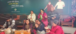 जेष्ठ नागरिक समूह धापाखेलद्वारा भजन जन कीर्तन कार्यक्रमसँगै भोजनसेवा योगदान