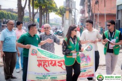 हेटाैँडामा चैत १७ गतेदेखि सुरू हुने महायज्ञकाे प्रचारप्रसार तीव्र