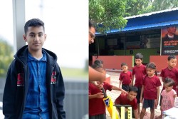 बिडारीको जन्मोत्सवको अवसरमा  स्टेसनरी सामग्री र  भोजनसेवा  योगदान