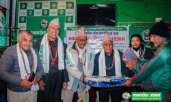 लमजुङ सेवाकेन्द्रमा ५० हजार रुपैयाँ बराबरको न्यानो कपडा वितरण