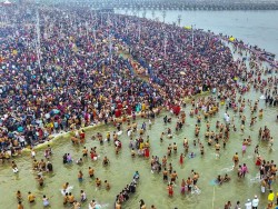 महाकुम्भ मेलामा ६६ करोड बढीले गरे स्नान