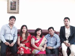 भारी दम्पतीद्वारा छोरीको स्मृतिमा १ लाख ५ हजार ५सय ५५ रुपैयाँ सहयोग