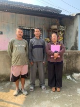 मंगलबार मानवसेवा आश्रम तिलाेत्तमाद्वारा २ आश्रितको पुनर्मिलन