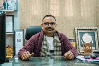 पवन सारडाद्वारा विराटनगर शाखाकाे एक काेठा निर्माणमा ५ लाख ११ हजार १ सय ११ रुपैयाँ सहयोग