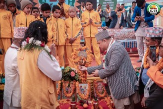 मानवसेवा आश्रमकाे महायज्ञ धनगढीमा सुरू,  ५ कराेड संकलन गरिने लक्ष्य