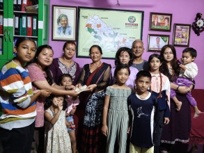 कृपा खड्काको जन्मदिन मानवसेवा आश्रम बागलुङमा 