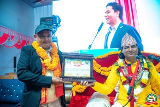 मालिका गाउँपालिका म्याग्दीद्वारा मानवसेवा आश्रम बागलुङ शाखालाई आर्थिक सहयोग