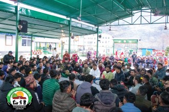 एमआरआर टीमद्वारा मानवसेवा आश्रम पोखरामा भजन–कीर्तन कार्यक्रम सम्पन्न