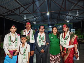 वैवाहिक अवसरमा मानवसेवा आश्रम सर्लाहीलाई ५० हजार रुपैयाँ सहयोग