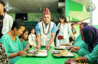 बिहीबार आश्रममा ५३ वटा भाेजनसेवा तथा १३ वटा खाजासेवा सम्पन्न