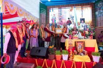 भद्रकाली समाजको उदार सहयोग : आश्रमलाई ५५ हजार ५ सय ५५ रुपैयाँ योगदान